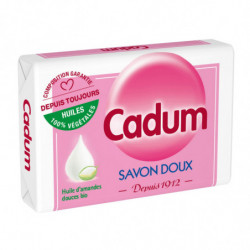 CADUM - Savon Solide Doux Huile D'Amandes Douces Bio - savon de 100 g Sonico.fr