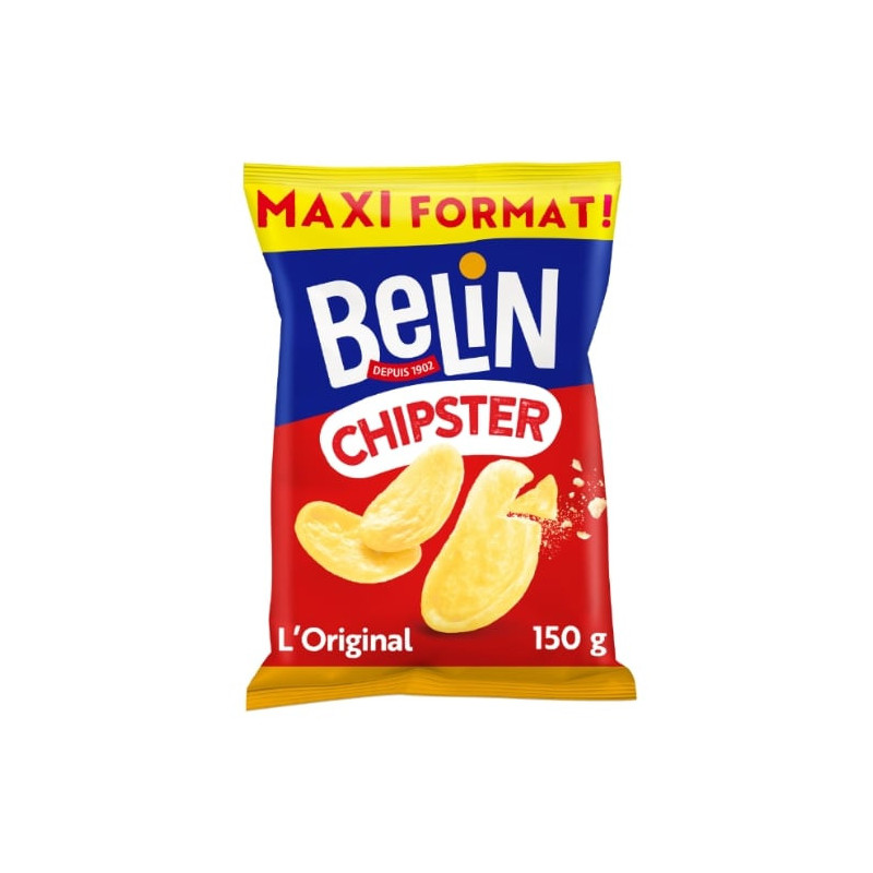 BELIN - L'Original Chipster Biscuits apéritifs - sachet de 150 g Sonico.fr