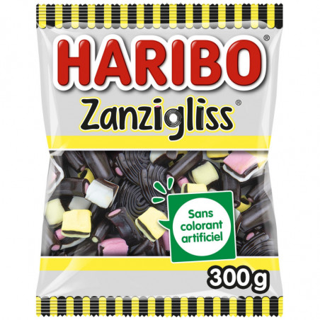 HARIBO - Bonbons Zanzigliss - sachet de 300 g Sonico.fr