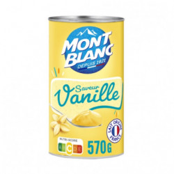 MONT BLANC - Crème Dessert Vanille - boite de 570 g Sonico.fr