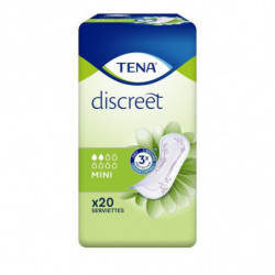 TENA - Discreet Mini Serviettes hygiéniques fuites urinaires - paquet de 20 serviettes Sonico.fr