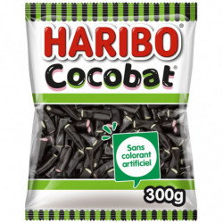 HARIBO - Bonbons Cocobat - sachet de 300 g Sonico.fr