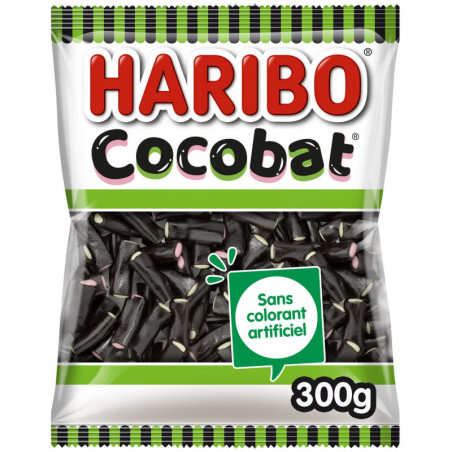 HARIBO - Bonbons Cocobat - sachet de 300 g Sonico.fr
