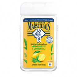 LE PETIT MARSEILLAIS - Extra Doux Gel douche Verveine et Citron - flacon de 250 ml Sonico.fr