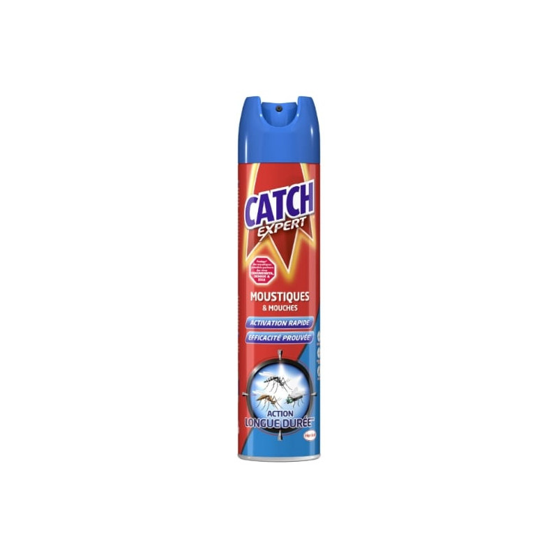 CATCH - Expert Moustiques et Mouches Insecticide - spray de 300 ml Sonico.fr
