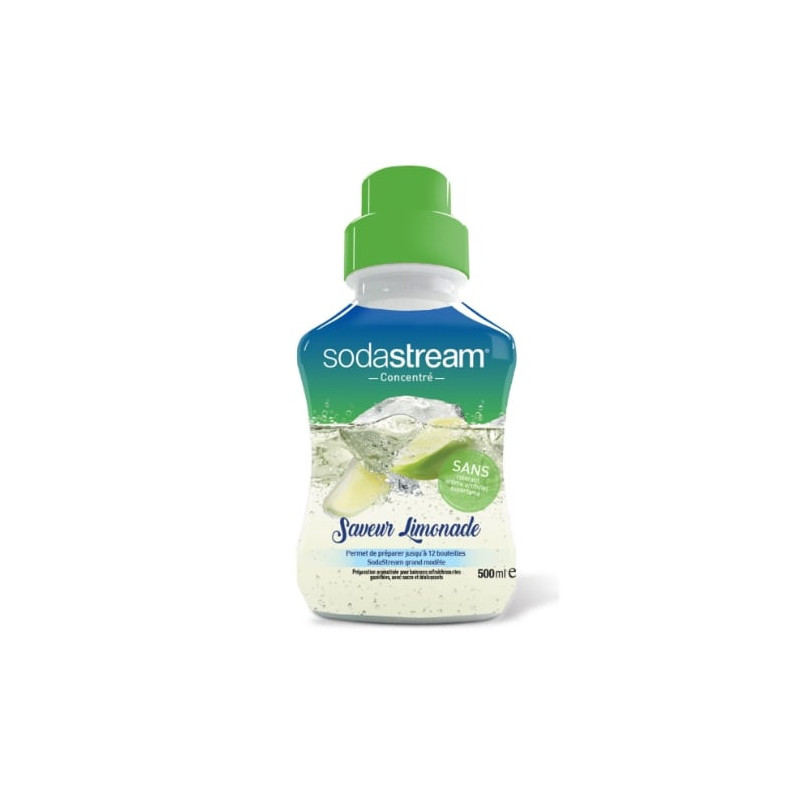SODASTREAM - Saveur Limonade Préparation soda concentré - flacon de 500 ml Sonico.fr