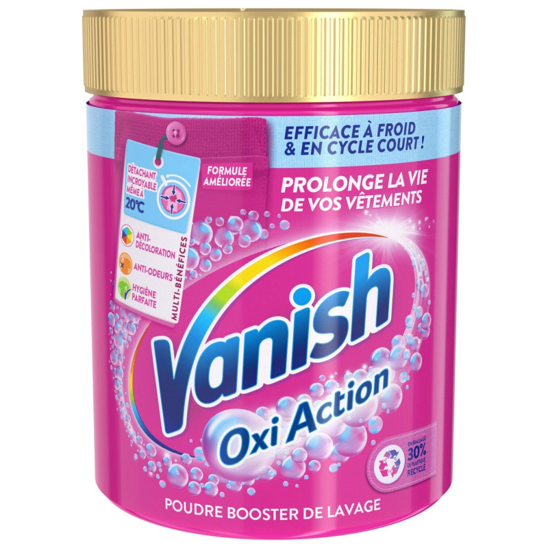 VANISH - Oxi Action Gold Détachant textile Poudre - pot de 940 g Sonico.fr