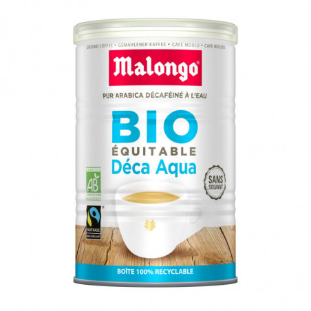 MALONGO - Déca Aqua Max Havellar café moulu - boite de 250 g Sonico.fr
