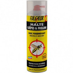 FULGATOR - Insecticide Halte Guêpes Frelons Et Nids - 500 ml Sonico.fr