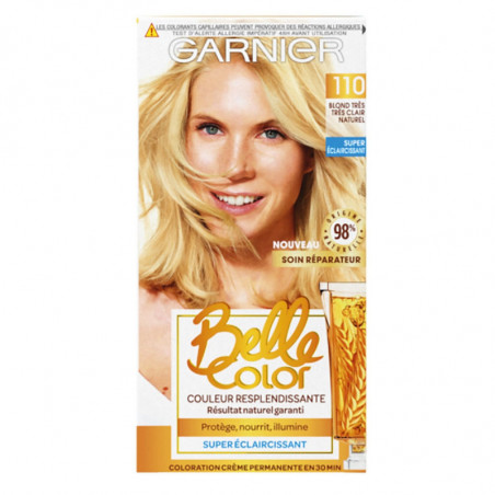 GARNIER - Belle Color Coloration 110 Blond Très Très Clair Naturel - la boite Sonico.fr