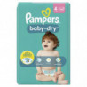 PAMPERS - Baby-Dry taille 4 (9-14 kg) Couches Bébé - paquet de 45 couches Sonico.fr