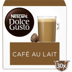 DOLCE GUSTO - Café au Lait Café capsules Compatible Dolce Gusto - boite de 30 Capsules Sonico.fr