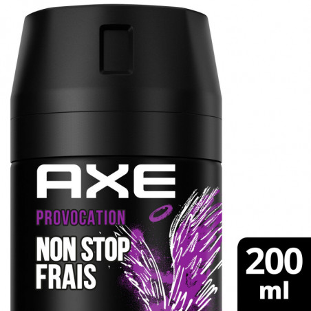 AXE - Provocation Déodorant homme Non-Stop Frais - spray de 200 ml Sonico.fr