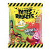 TETES BRULEES - Bonbons Barres de Rire Fraise Pomme - sachet de 200 g Sonico.fr