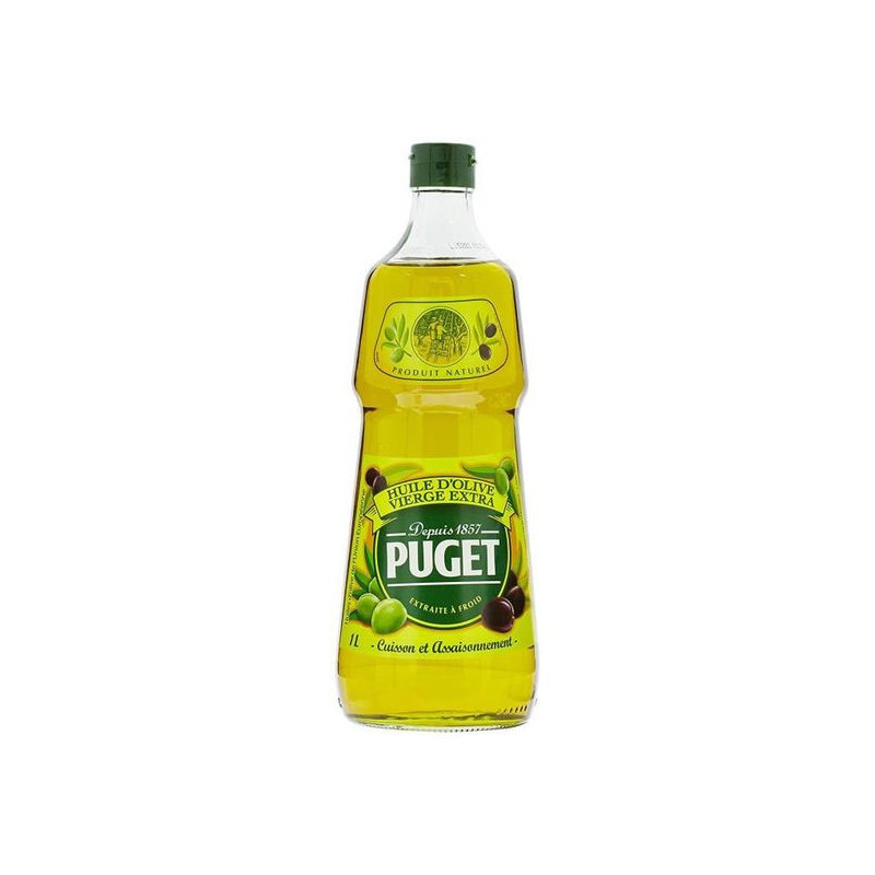PUGET- Huile d'olive vierge extra - bouteille de 1 l Sonico.fr
