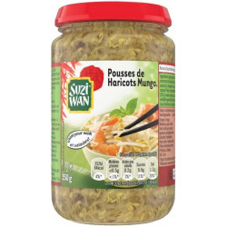 SUZI WAN - Pousses De Haricot Mungo - pot de 350 g Sonico.fr