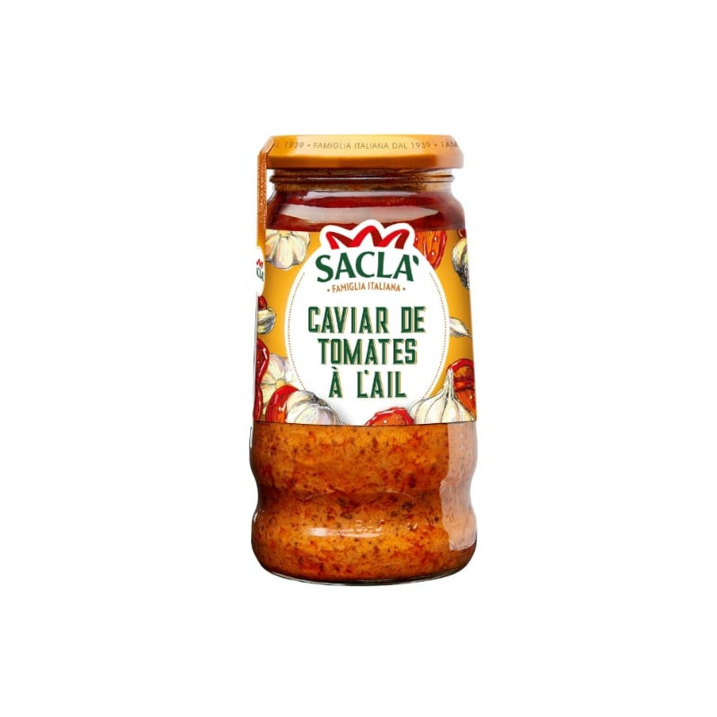 SACLA - Sauce Caviar De Tomates A l'Ail - pot de 290 g Sonico.fr