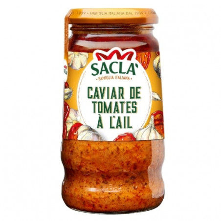 SACLA - Sauce Caviar De Tomates A l'Ail - pot de 290 g Sonico.fr