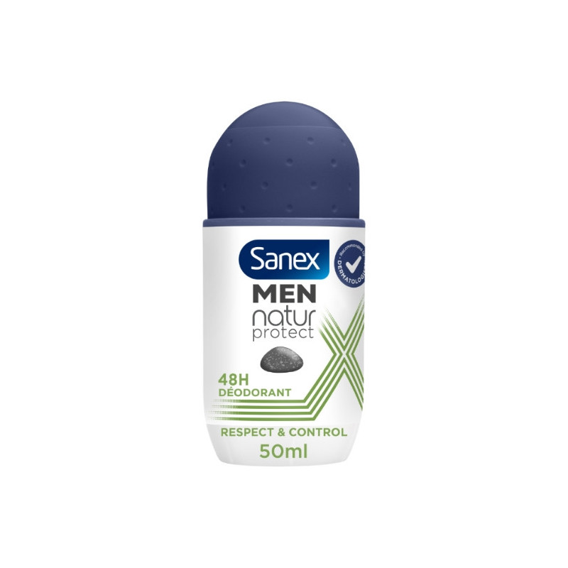 SANEX - Men Natur Protect - Déodorant Pierre d'Alun 24H Respect et Control - 50 ml Sonico.fr
