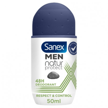 SANEX - Men Natur Protect - Déodorant Pierre d'Alun 24H Respect et Control - 50 ml Sonico.fr