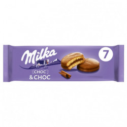 MILKA - Choc Et Choc Gâteaux fourrés au chocolat - 175 g Sonico.fr