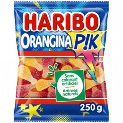 HARIBO - Bonbons Orangina Pik - paquet de 250 g Sonico.fr