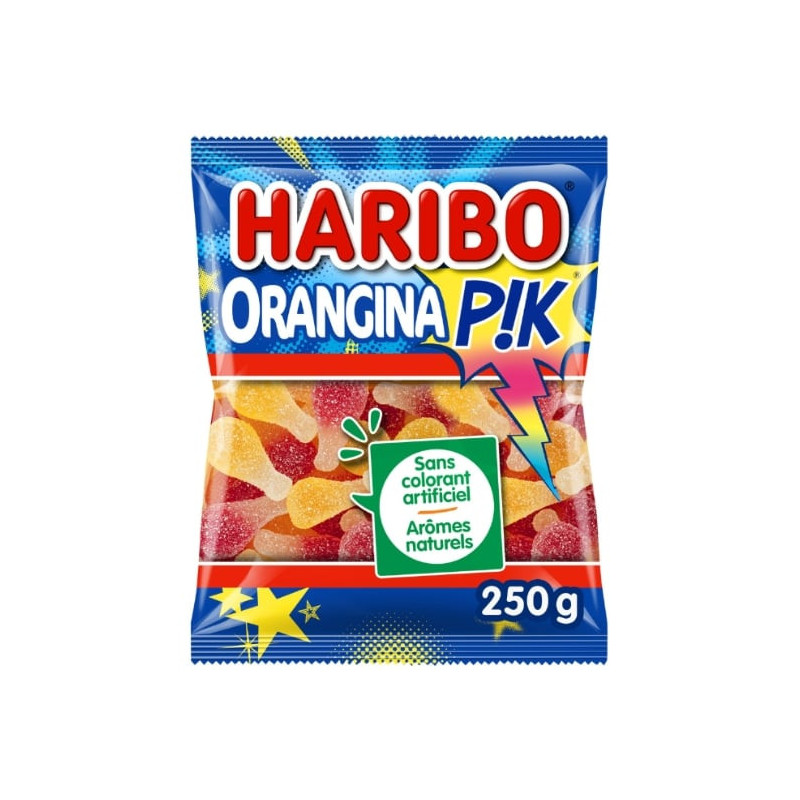 HARIBO - Bonbons Orangina Pik - paquet de 250 g Sonico.fr