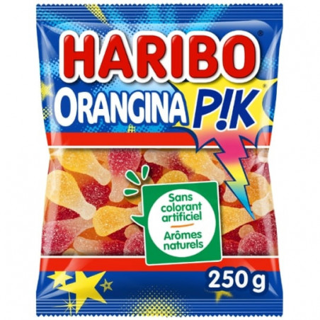 HARIBO - Bonbons Orangina Pik - paquet de 250 g Sonico.fr