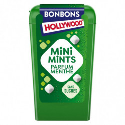 HOLLYWOOD - Mini Mints Pastilles à la Menthe sans sucres - boîte de 12,5 g Sonico.fr