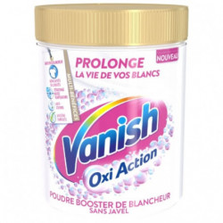 VANISH - Blanc Oxi Action Gold Détachant Textile Linge Blanc - boite de 470 g Sonico.fr