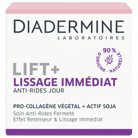 DIADERMINE - Lift+ Lissage Immédiat Soin jour anti-rides ultra-tenseur - pot de 50 ml Sonico.fr
