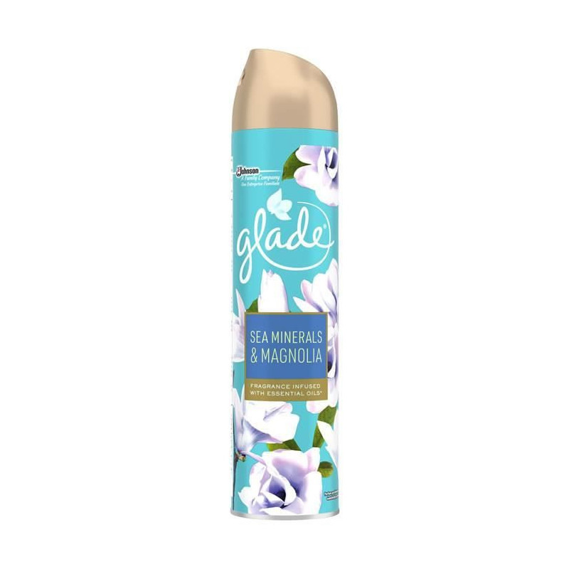 GLADE - Désodorisant Minéraux marins et Magnolia - spray de 300 ml Sonico.fr