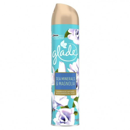 GLADE - Désodorisant Minéraux marins et Magnolia - spray de 300 ml Sonico.fr