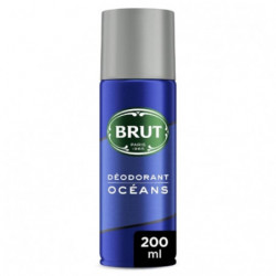 BRUT - Oceans Déodorant Homme Spray Antibactérien - spray de 200 ml Sonico.fr