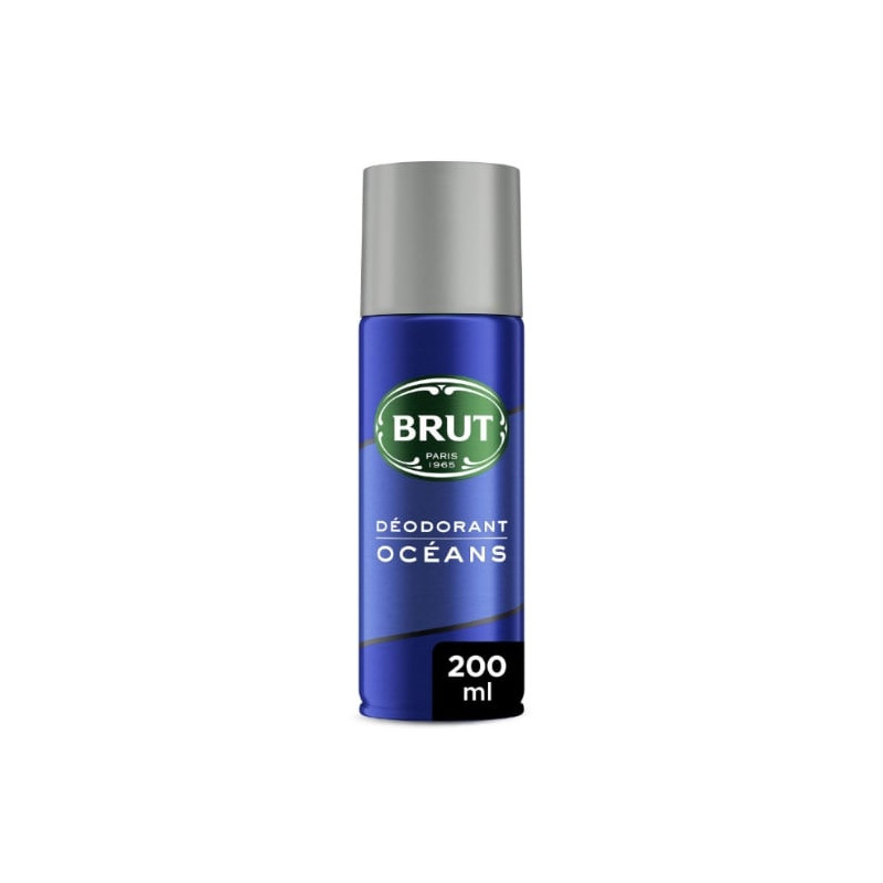 BRUT - Oceans Déodorant Homme Spray Antibactérien - spray de 200 ml Sonico.fr