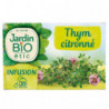 JARDIN BIO ETIC - Infusion Thym Citronné Bio - boîte de 20 sachets Sonico.fr