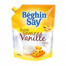 BEGHIN SAY - Sucre poudre vanille - poche de 650 g Sonico.fr