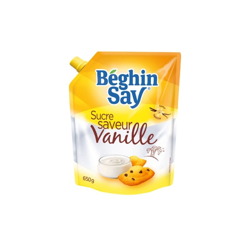 BEGHIN SAY - Sucre poudre vanille - poche de 650 g Sonico.fr