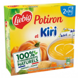 LIEBIG - Soupe Potiron Au Kiri - 2 briques de 30 cl Sonico.fr