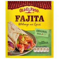 OLD EL PASO - Epices pour Fajitas Doux - sachet de 30 g Sonico.fr