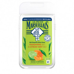 LE PETIT MARSEILLAIS - Gel Douche Mandarine Citron Bio - flacon de 250 ml Sonico.fr