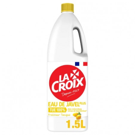 LA CROIX - Eau de Javel Fraîcheur Tonique - bidon de 1,5 l Sonico.fr