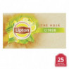 LIPTON - Thé noir aromatisé citron - boite de 25 Sachets Sonico.fr