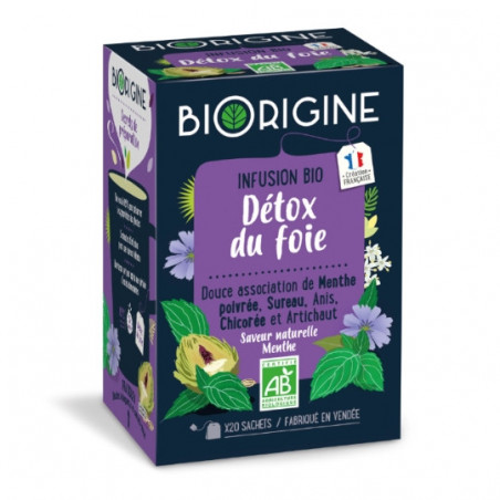 BIORIGINE - Infusion Détox du Foie - boite de 20 sachets Sonico.fr