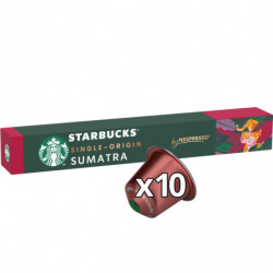 STARBUCKS - Sumatra intensité 10 Café Capsules Compatible Nespresso - paquet de 10 capsules Sonico.fr