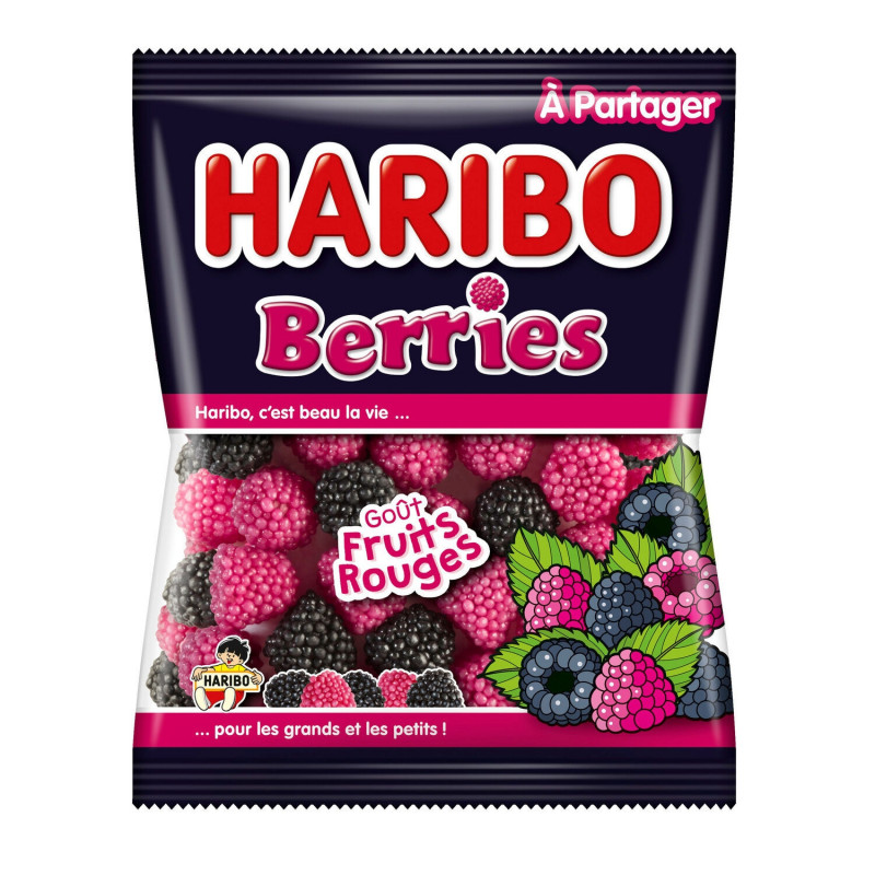HARIBO - Bonbons Berries - sachet de 200 g Sonico.fr
