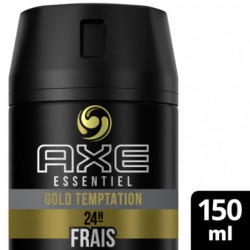 AXE  - Déodorant 24H Homme Spray Gold Temptation - spray de 150 ml Sonico.fr