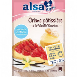 ALSA - Préparation Crème Patissière À Froid - paquet de 125 g Sonico.fr