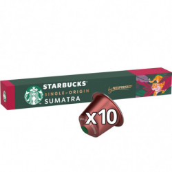 STARBUCKS - Sumatra intensité 10 Café Capsules Compatible Nespresso - paquet de 10 capsules Sonico.fr
