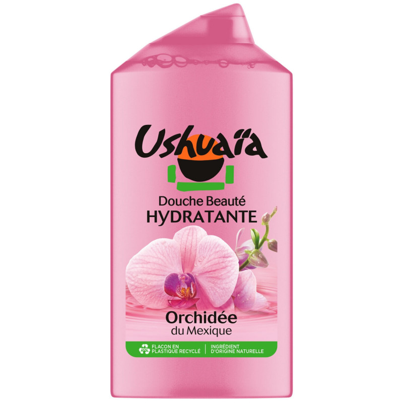USHUAIA - Douche Hydratant Orchidée du Mexique - flacon de 300 ml Sonico.fr